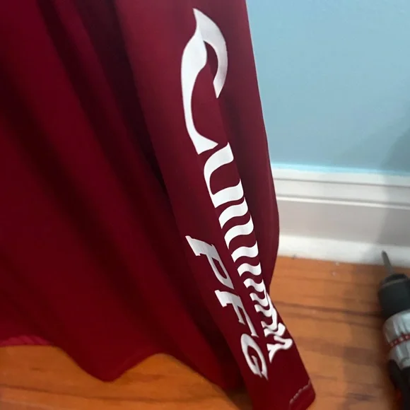 Columbia Men's Burgundy Rash Guard - Picture 4 of 4